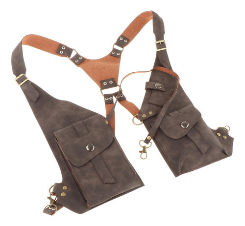 Bolso Tipo Cartera Con Arnés De Hombro Steampunk Para Café
