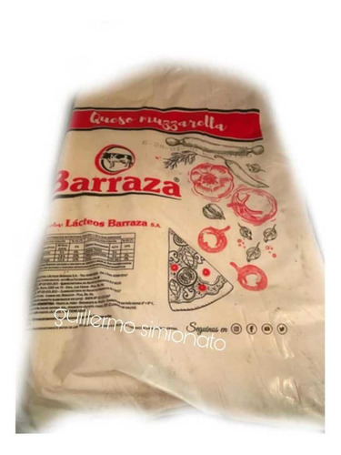 Muzzarella Barraza  Planchas 20kg  X Menos Consultar -envios