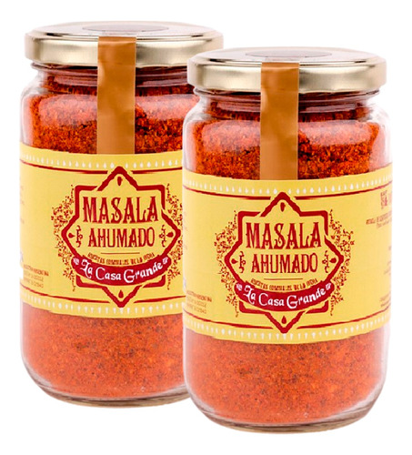 Masala Ahumado La Casa Grande Frasco 450g * 2 Unidades