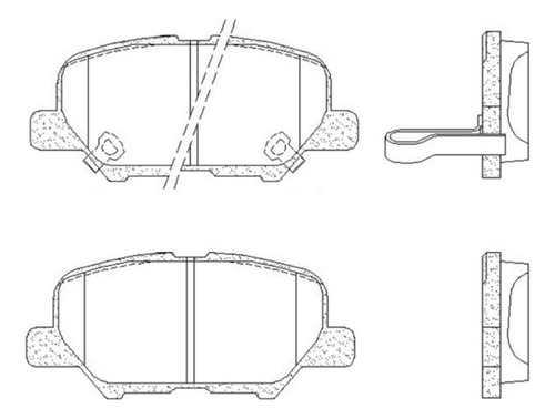 Pastilha De Freio Traseira Mitsubishi Asx Hpe 4x4 2.0 16v .