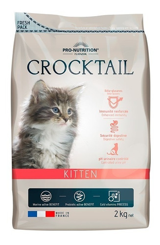 Alimento Gato Crocktail Kitten 2 Kg