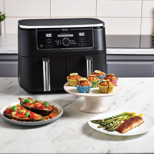 Ninja Freidora Exenta De Aceite Dual Zone Foodi Max Af400eu