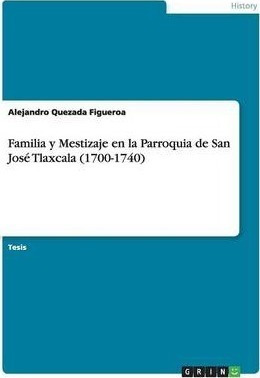 Libro Familia Y Mestizaje En La Parroquia De San Jose Tla...