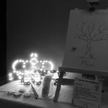 Comprar Carteles Madera Led Luminosos Eventos Casamientos 15 Años