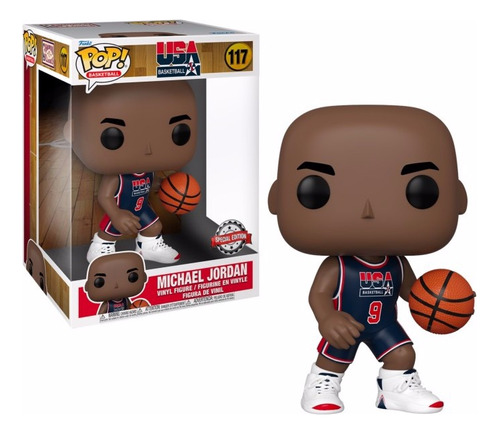 Funko Pop Nba Michael Jordan 25cm Usa Special Edition #117