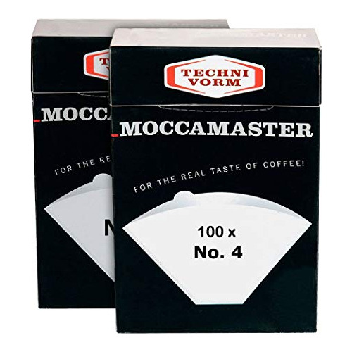 85022 Filtros De Papel Moccamaster # 4, Blanco (2)  ?...