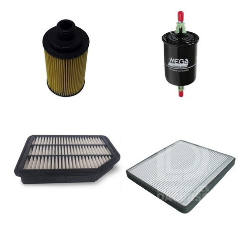 Kit De 4 Filtros Chery Tiggo 1.6 De 2015/2018