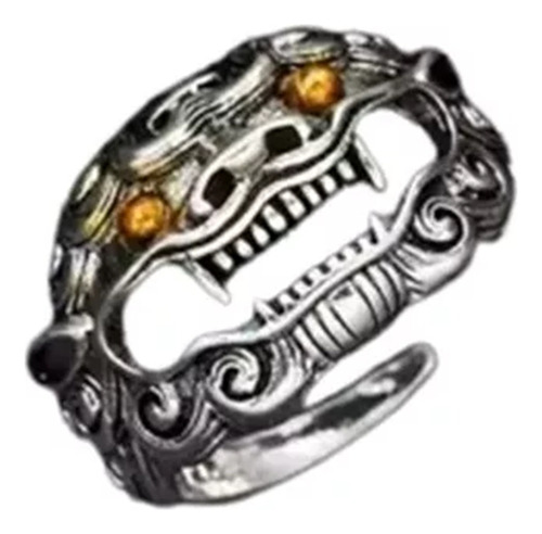 Anillo Feng Shui Suerte Y Fortuna Plateado 133 Regulable 