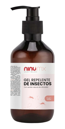 Repelente Gel Mosquitos Insectos 125 Ml A Base De Citronela