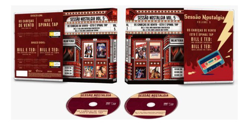 Dvd Nostalgia Vol 5 Bill E Ted 1 2 Cabeças Vento Spinal Tap