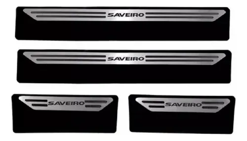 Cubre Zócalo Protector De Acero Inoxidable 2 Y 4 Puertas Volkswagen Saveiro