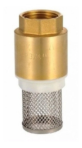 Válvula Retención Vertical,filtro Inox. - 1 1/4 PuLG Sapito