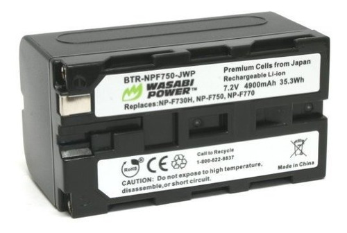 Batería Wasabi Power P/sony Np-f730 Np-f750 Np-f760 Np-f770