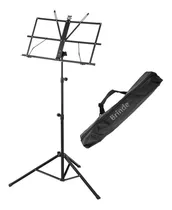 Comprar Suporte Estante De Partitura Musical Maestro Dobrável Bolsa MXT MSP-001 Preto