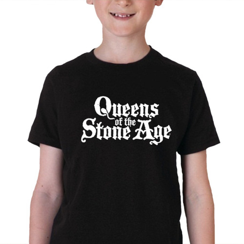 Camiseta Infantil Queens Of The Stone Age V2 100% Algodão