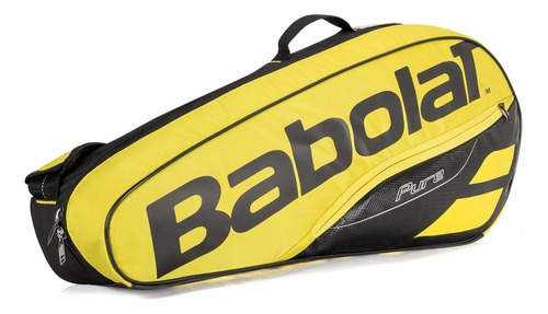 Raqueta Babolat Pure Aero X3 amarilla y negra, color amarillo