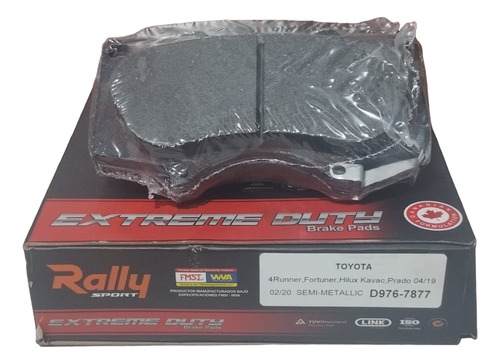 Pastillas De Freno 4runner Hilux Tacoma Tundra #7877