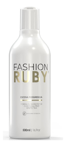 Escova Progressiva Fashion Ruby 500g Linha Gold - Original