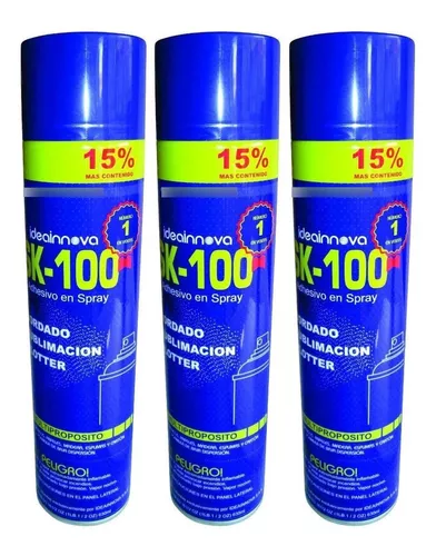 Adhesivo Pegamento Spray Reposicionable SK 100 Aerosol Bordado