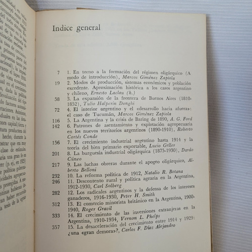 El Regimen Oligarquico Hasta 1930 Gimenez Zapiola Amorrortu (Usado)