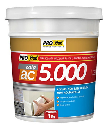 Cola Para Gesso 3d Ac 5000 1kg