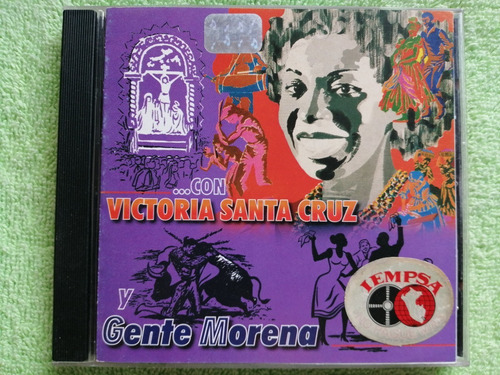 Eam Cd Con Victoria Santa Cruz Y Gente Morena 1971 Peru Vals