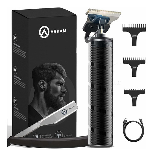 Arkam Recortadora De Barba Para Hombre, Sin Cable, Resistent