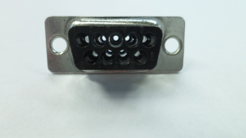 Conector Db-9 Hembra Metalico Sin Tapa Sin Pin Serial Fz6030
