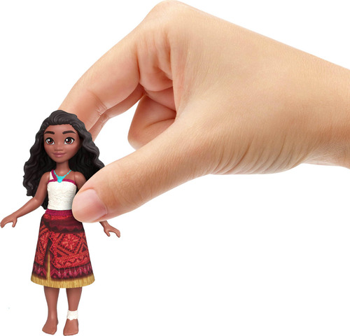 Mattel Disney Moana 2 Juguetes, Moana & Loto's Workshop Playset Con 2 Muñecas Pequeñas, Figura Heihei, Barco Flotante Y 5 Accesorios