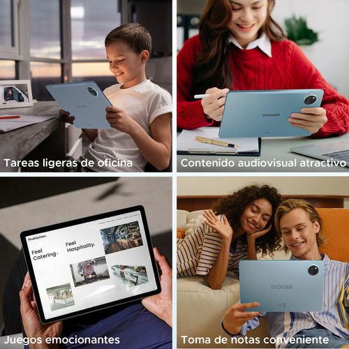 Tableta Doogee Tab E3 Android 15 11 pulgadas 8800 mAh 256 GB Rom