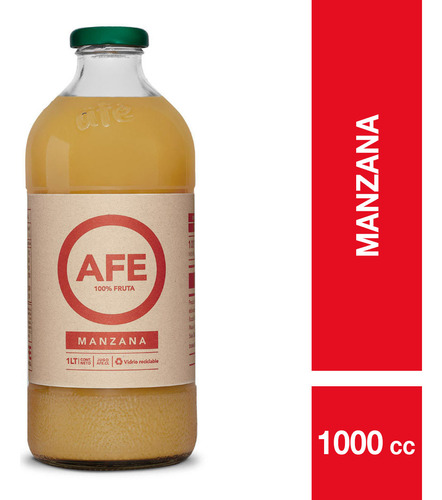 Jugo Afe Manzana Botella 1000cc