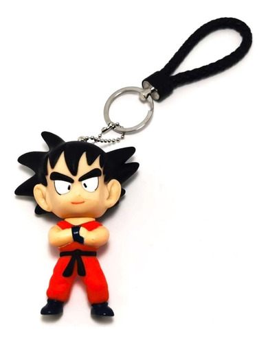 Llavero Dragon Ball Goku Figurita Gashapon Correa Plastico