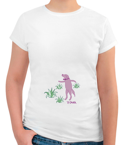 Playera De Mujer  Perrito Pulquero  La Jauria