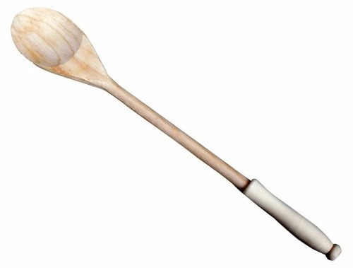 Imagen 2 de 6 de Cuchara Para Cocina De Madera - 50 Cm - Smart Cook