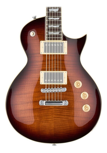 Esp Ltd Ec-256fm - Guitarra Eléctrica, Color Marrón Oscur.