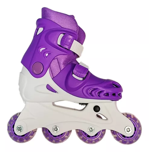 Chicago Rainbow Patines para Niña Ajustables con Protecciones y Casco -  Proyecto Freestyle