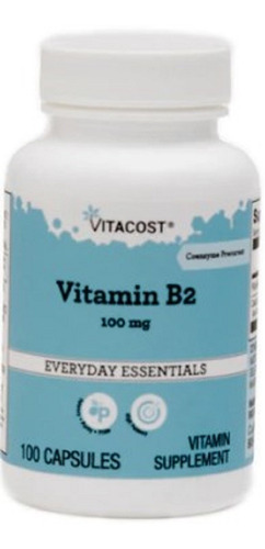 Vitamina B2 (riboflavina) 100mg 100 Cápsulas Cód. 113b