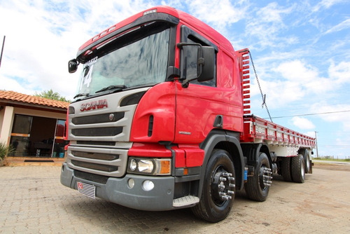 Imagem 2 de 15 de Scania P310 Bitruck 4 Eixos - Carroceria 9,20m - Completa