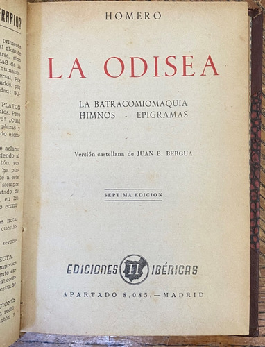 La Odisea / Homero  Cl03