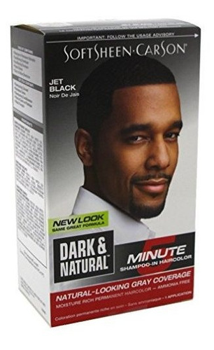 Dark & Natural Color Men Jet Black (2 Pack)