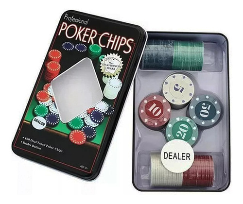 Fichero Profesional De Poker Texa Holden 100 Fichas Casino  