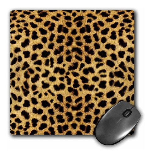 Leopard Print Negro Spots Plaza Mouse Pad Printing Pads, 