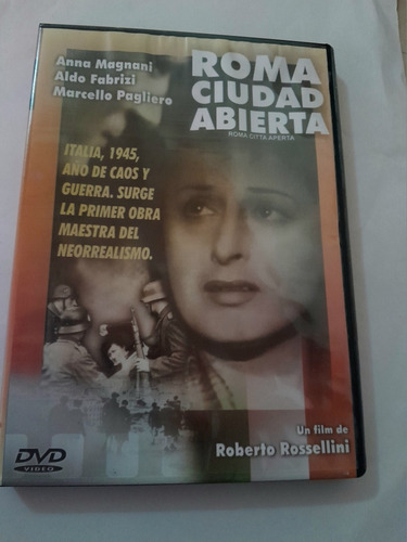 Dvd - Roma Ciudad Abierta - Ana Magnani / Original 