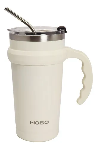Termo Botella Agua Taza Cafe Térmica Acero Inoxidable Hoso