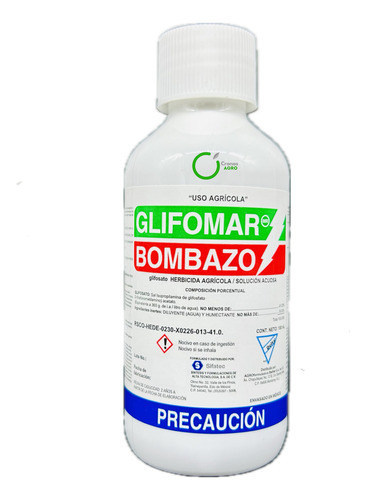 Glifomar Bombazo Herbicida Glifosato Sistémico 100 Ml