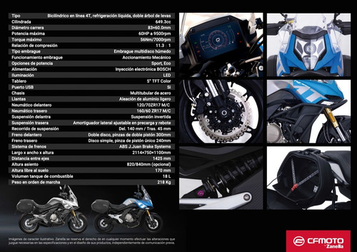 Imagen 3 de 18 de Cf Motos Rz 650 Mt