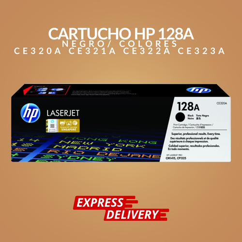 Toner Hp Original 128a Ce320a 