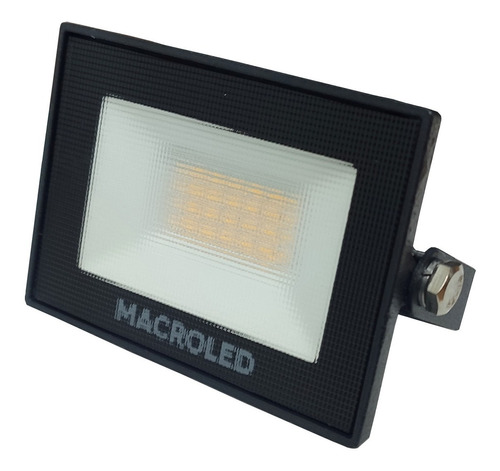 Reflector Led Macroled 10w 220v Calido Alta Potencia Exter