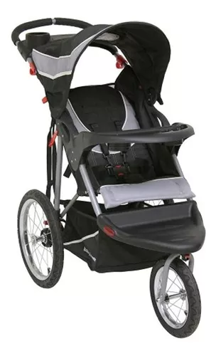 Carro de Bebé 3 en 1 Invento gris claro chasis negro