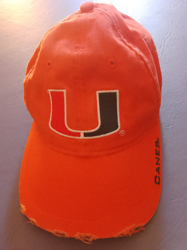 Gorra, Import. De Los Hurricanes De Miami 